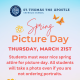 Spring Pictures this Thursday!