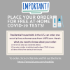 IMPORTANT: ORDER FREE AT-HOME TEST KITS