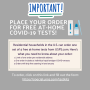 IMPORTANT: ORDER FREE AT-HOME TEST KITS