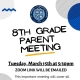 8th Grade Parent Meeting Information