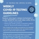 GUIDE FOR WEEKLY COVID TESTING / GUÍA PARA PRUEBA DE COVID-19 SEMANAL