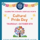 Cultural Pride Day – October 8th!