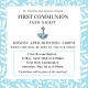 First Communion Parent Meeting – April 26th at 5PM