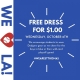 Free Dress Tomorrow for $1.00!