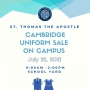 Cambridge Uniform Sale – July 28th