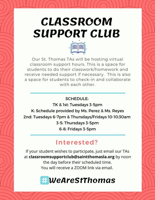 Classroom Support Club