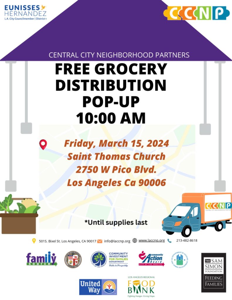 FREE Grocery Distribution at St. Thomas Church on March 15th | St ...